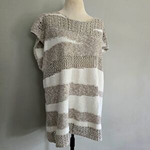 Chico's Dolman Sleeveless Summer Sweater, Chico's 3 (XL)